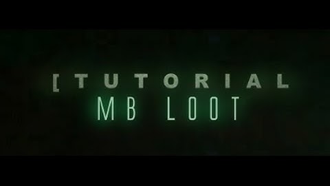 [BOT] Tutorial Magebot Loot + Loot List