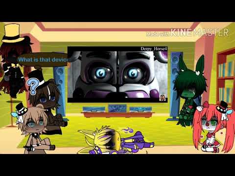 Fnaf 1 to 5 leaders react to fnaf 6th anniversary(Sorry this vid was late)