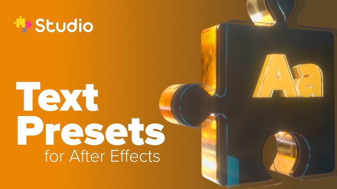 Text Presets For After Effects Easy 2024