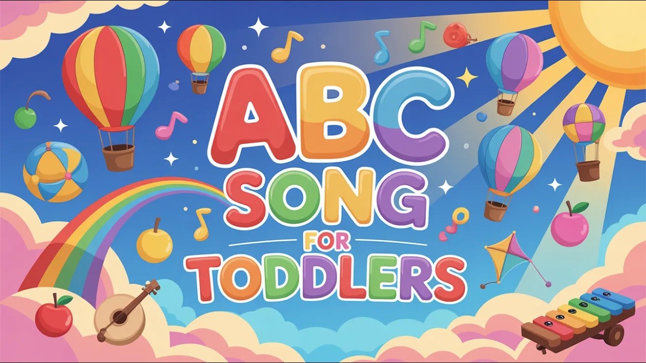 ABC Song for Toddlers 🎵 | Alphabet Song with Simple Words for Kids ...
