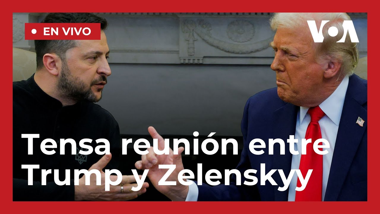 Tensa reunión entre Trump y Zelenskyy en la Casa Blanca termina sin ...