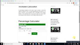 Free Online Percentage Calculator - How do you find what percentage one number is of another? screenshot 5