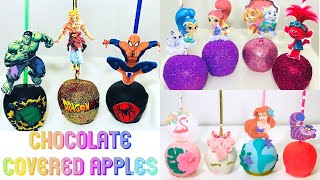 Chocolate Covered Apples | Kids Birthday | Cartoon Characters