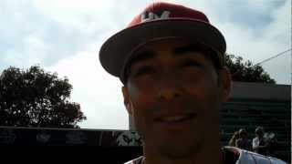 LMU senior Shon Roe on a Senior Day walk-off.