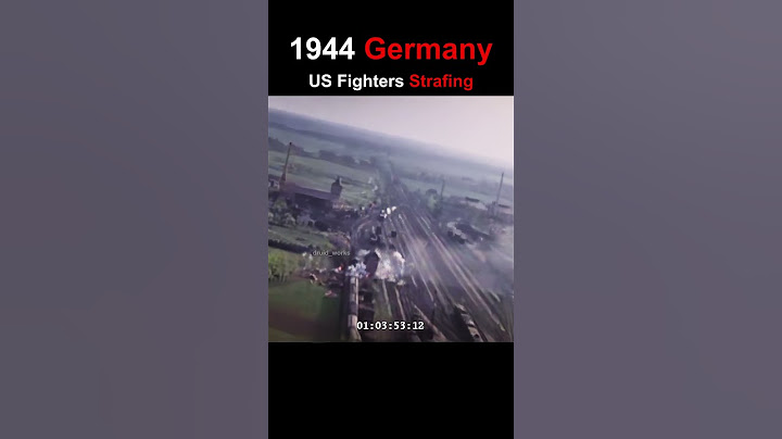 WW2, 1944: P-47D Thunderbolts Strafing German Ground Targets | 4k, 60fps, Color, Sound Design