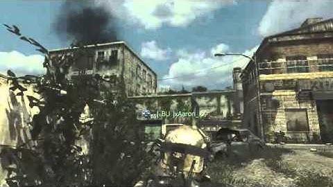 MW3 : S&D: Fallen - Throwing Knife Across Map #2