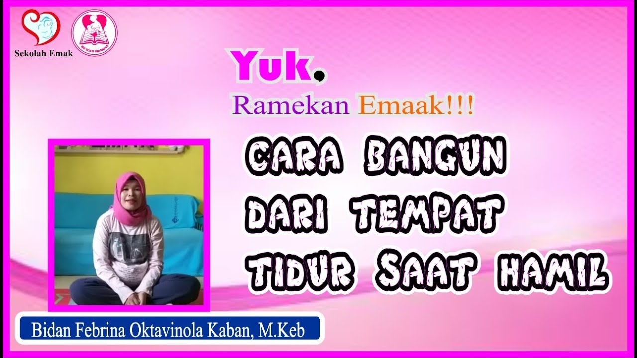 Cara Bangun dari Tempat Tidur Saat Hamil - YouTube