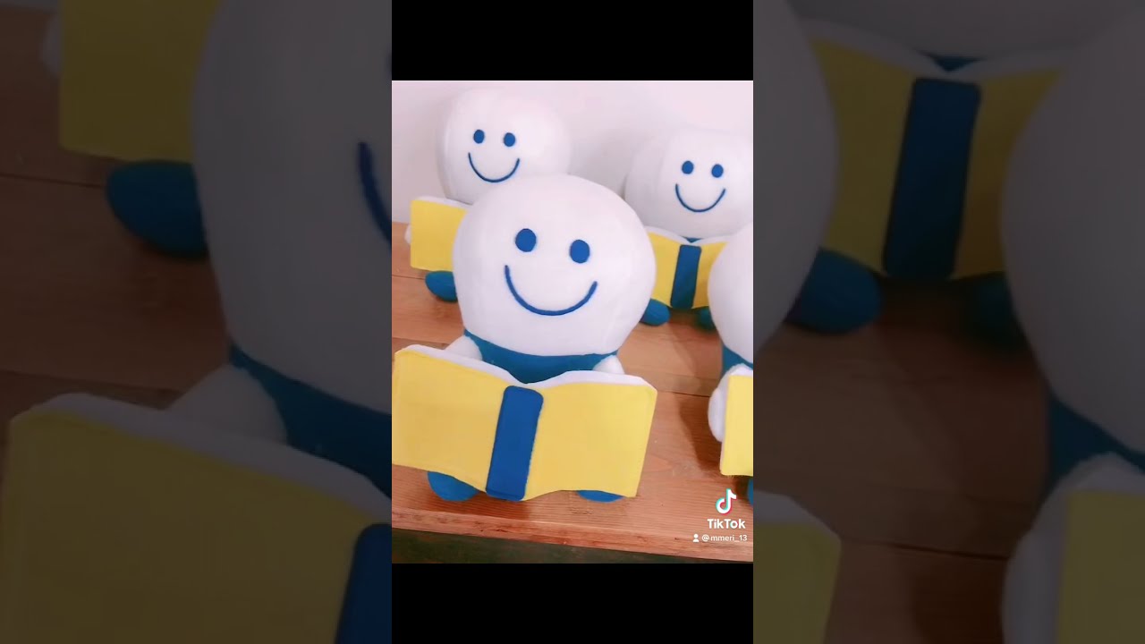 よむよむくん　ぬいぐるみ BOOK OFF様のよむよむくん制作動画 ぬいぐるみ制作過程-Tiktok