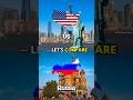 USA 🇺🇸 vs Russia 🇷🇺 quick compare of, education & safety🌍 #USvsRussia #SRInsights #viral #shorts