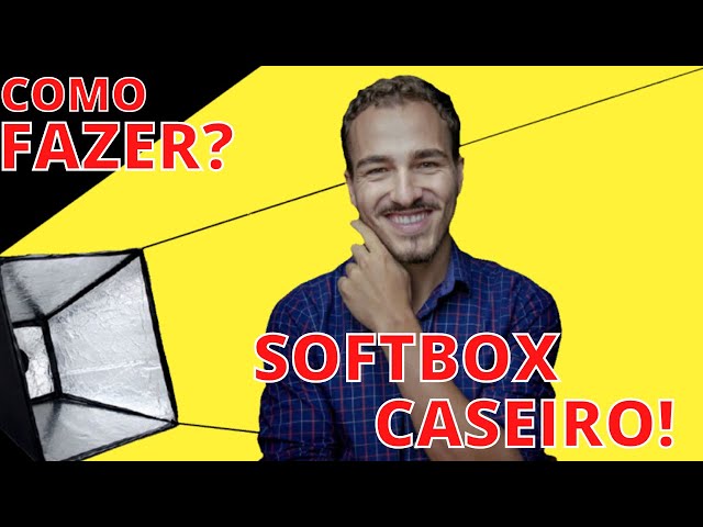SOFTBOX CASEIRA! [COMO FAZER?]