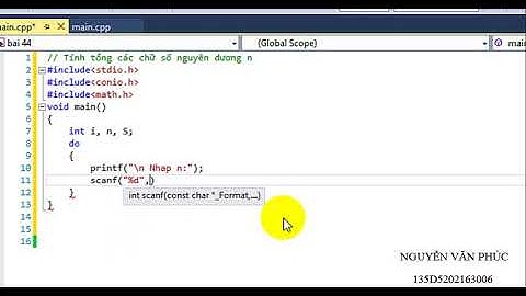 Bài 44 Hãy tính tổng các chữ số của số nguyên dương n
