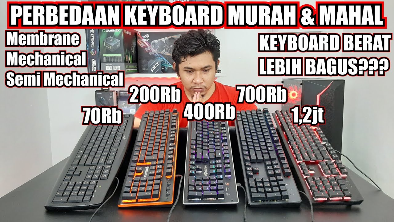 PERBEDAAN KEYBOARD MURAH DAN MAHAL - YouTube