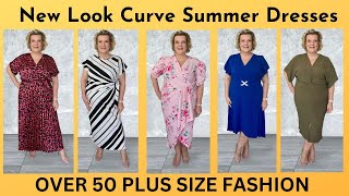 New Look Curve Summer Dresses Haul & Try On  Over 50 Plus Size Fashion