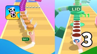 Coffee Stack - Gameplay Walkthrough Part 3 Levels 41-60 (iOS, Android Gameplay)