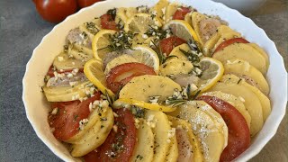 A great discovery at a Lebanese restaurant: potatoes with garlic and lemon