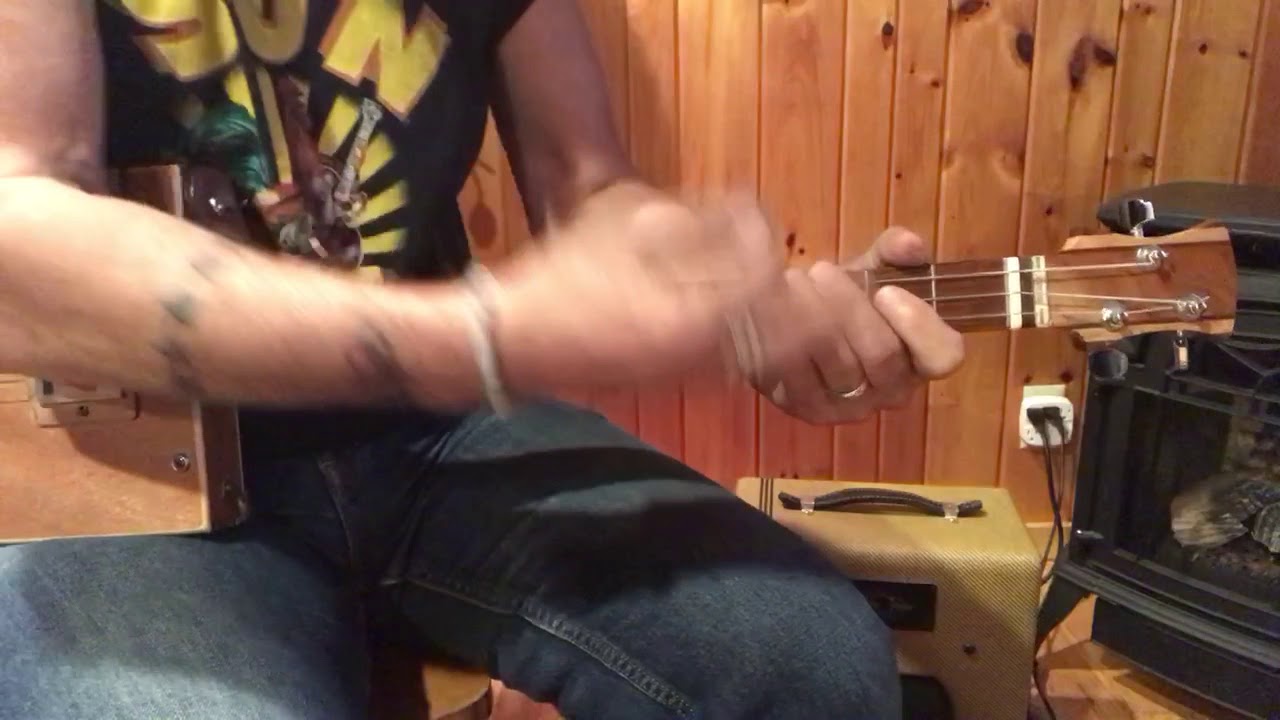 Tush ZZ Top Lesson for 3 string Cigar Box Guitars