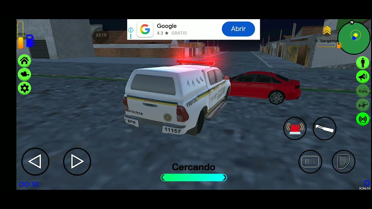 HILUX DA BMRS DA BRIGADA MILITAR DA POLÍCIA DO RIO GRANDE DO SUL 