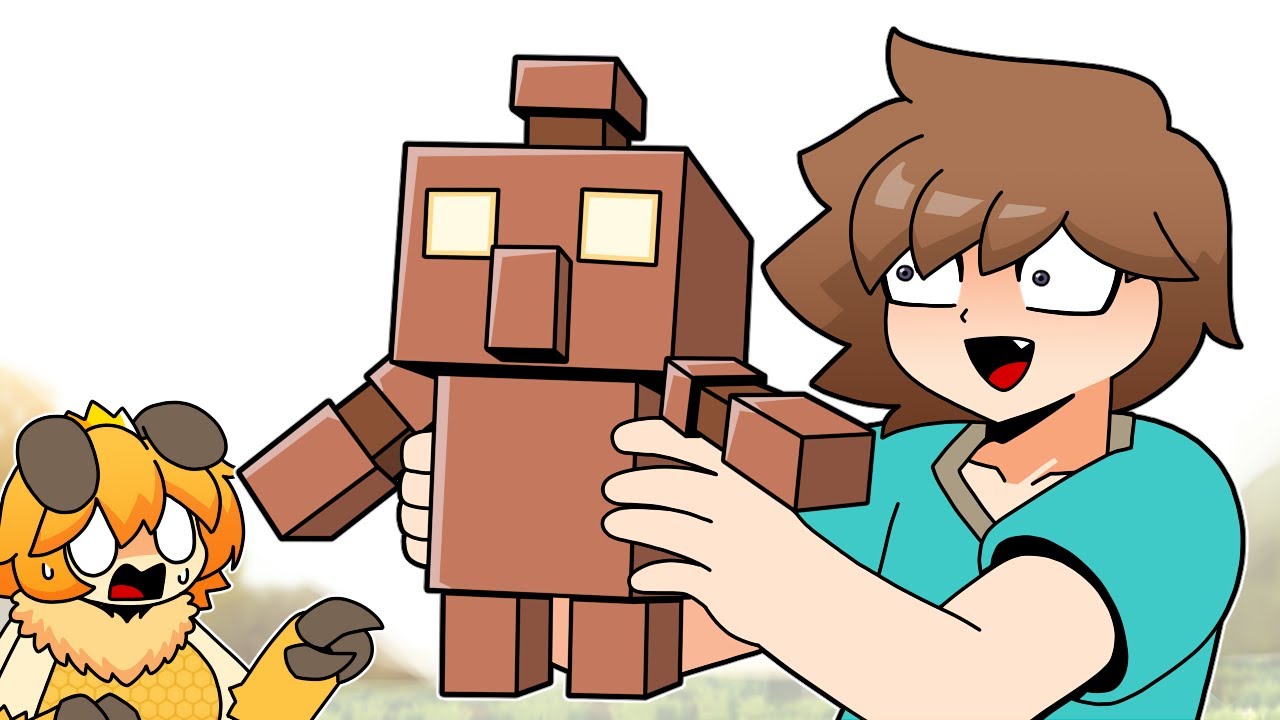 Сделай медного голема ㅣ Minecraft аниме