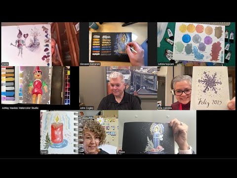 Friday LIVE Holiday Paint Along with Brand Ambassadors (Dec.12)