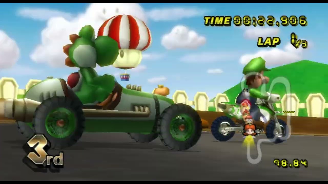 [MKWii] CPU bot beat 150cc Leaf and Lightning Cup