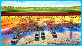 Soldiers by Century vs 5,000,000 SAMURAI - Ultimate Epic Battle Simulator 2 UEBS 2 (4K) screenshot 5