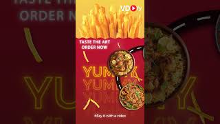 Food Poster Design Animation