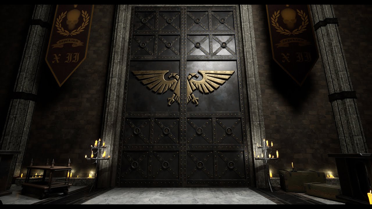 Space Marine temple - Environment art