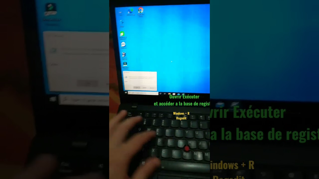 Comment ouvrir Exécuter et accéder à la base de registre