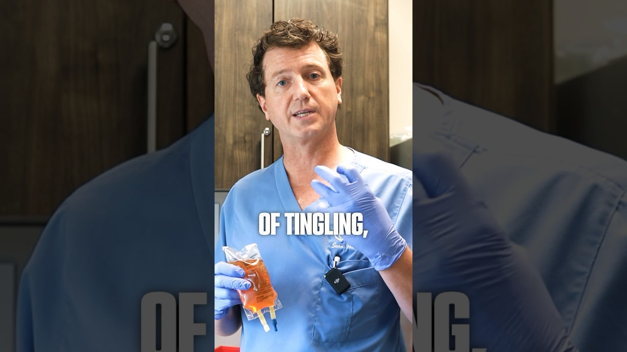 Prepping an IV Bag for a Patient 