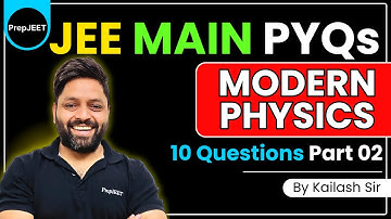 Modern Physics Part 2 PYQs JEE Main Physics #pyqs #jeemain2025 #physics #jee #crashcourse