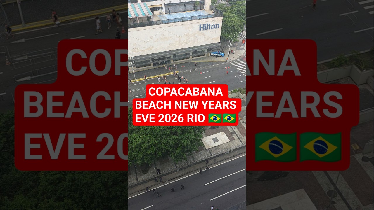 Copacabana Beach Security New years Eve 2026 Rio 🇧🇷🇧🇷🇧🇷