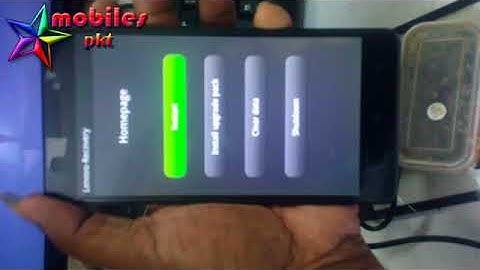 lenovo A7000a hard reset