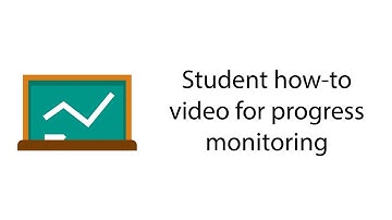 Student how-to video for progress monitoring in writing on the educator dashboard