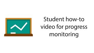 Student how-to video for progress monitoring in writing on the educator dashboard