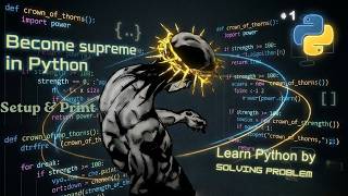 Python Setup & Print Syntax — Python by Problem Solving #1