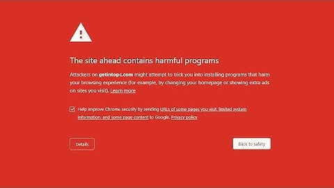 How to Fix The site ahead contains harmful programs