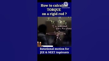 how to calculate torque ? rotational motion #shorts #physics #neet #jee #rotationalmotion #class11