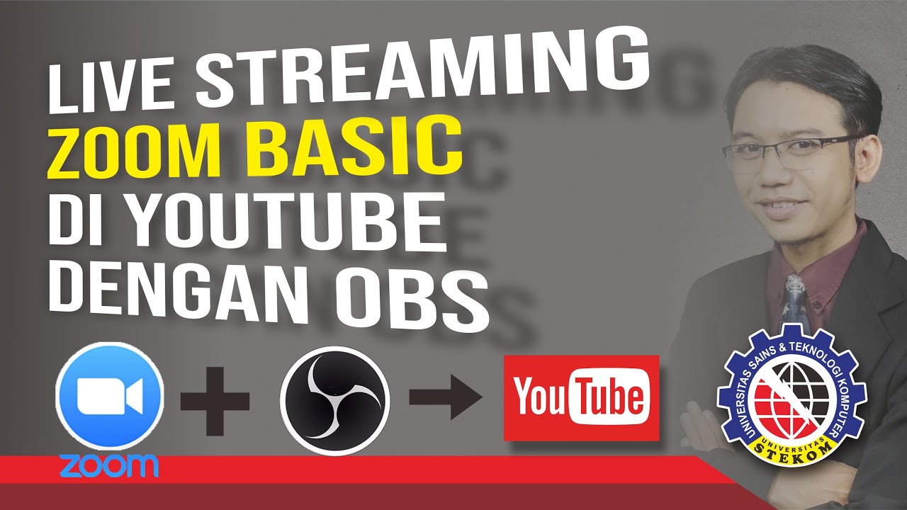 Cara Live Streaming Zoom Basic di dengan OBS, mengatasi blank