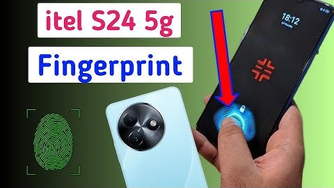 How To Set Fingerprint Lock In Itel S24 5g || itel s24 me fingerprint screen lock kaise lagaye