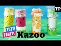 How to make a tutti frutti kazoo out of a toilet paper roll