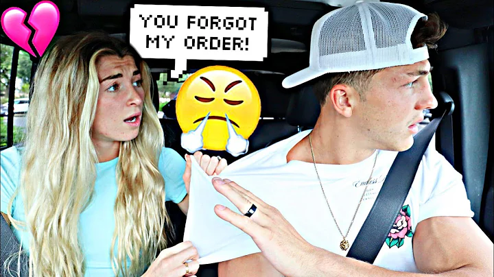 IGNORING MY WIFE'S DRIVE THRU ORDER!! *she was heated*