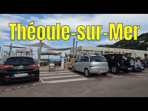 Théoule-sur-Mer Centre - 4K- Driving- French region