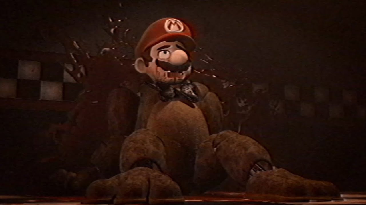 Mario in Animatronic Horror Remake - Ways to Die and Ending