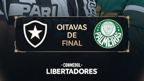 Botafogo 2 x 1 Palmeiras Oitavas de Final Copa Libertadores 2O24 _ (JOGO COMPLETO)