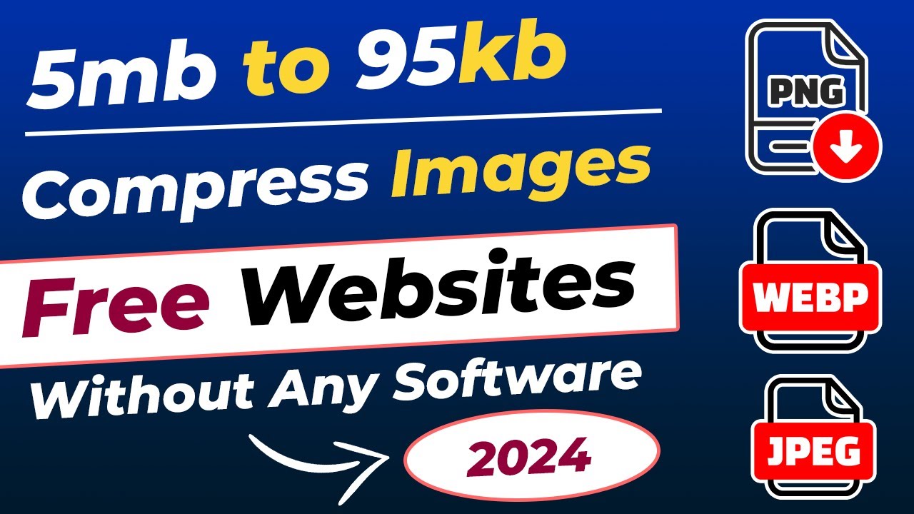 OMG 🔥 5 MB To 50 KB | Compress Large Image Files to Small Size ...