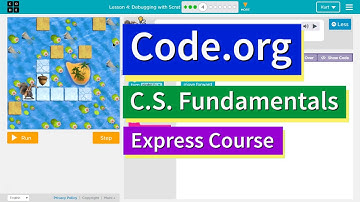 Code.org Express Lesson 2.4 Debugging in Maze | Tutorial with Answers | Course C Lesson 4.4