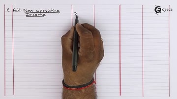 Comparative Income Statement Missing Details 1 - Analysis and Interpretation of Accounts