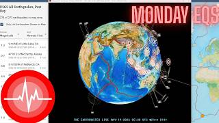 Vanuatu Earthquake activity. Fallon Nevada Eqs increasing tonight. Monday Night update.