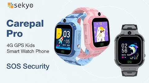 Carepal Pro Kids Smart Watch! Live Location Tracking, Video Calling, SOS Feature, Geo Fencing Sekyo