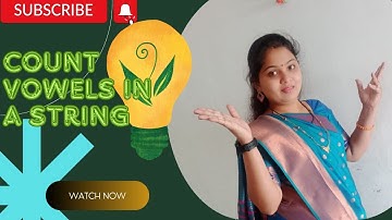 Count Vowels in given String  | Java interview Question | Count the Number of Vowels in a String